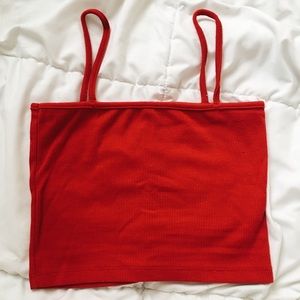 Brandy Melville red Faye tank